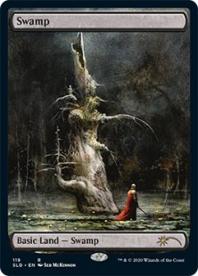 Swamp (#119) (Artist Series: Seb McKinnon) (foil) (full art)